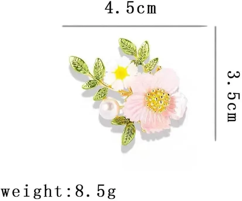 2PCS Elegant Brooch Pins for Women - Stylish Design Cubic Zirconia Lapel Pin Jewelry for Ladies Sweater Scarf Coat Dress Animal Brooches and Pins for Women