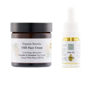 30mg CBD Face Cream & 250mg CBD Oil | Perfect Partners