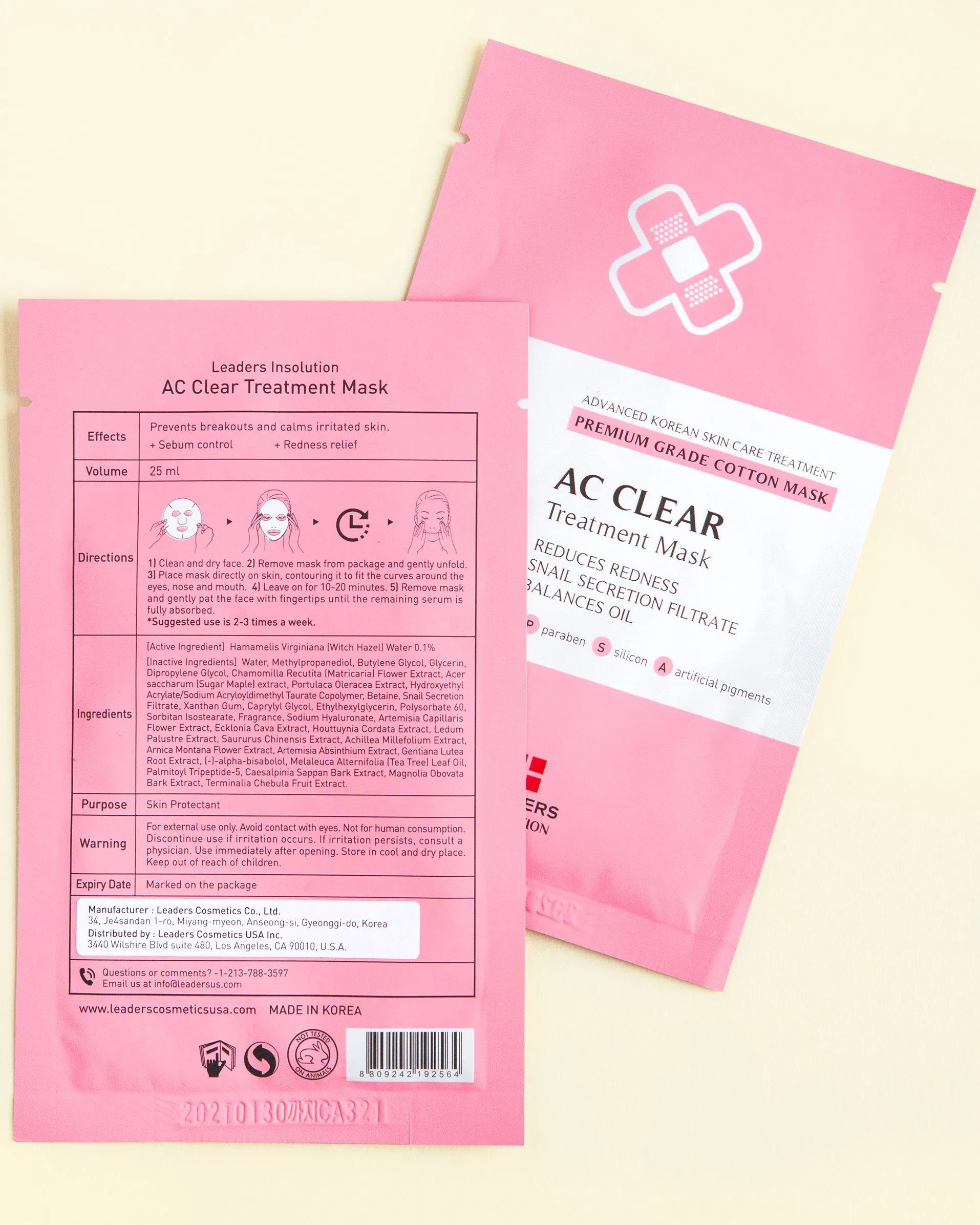 AC Clear Treatment Mask