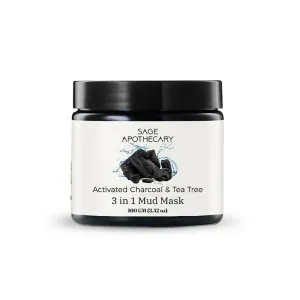 Activated Charcoal & Tea Tree 3-in-1 Mud Mask (100GM)