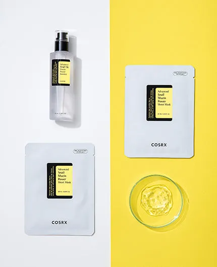 Advanced Snail Mucin Power Sheet Mask Bundle (10pcs)