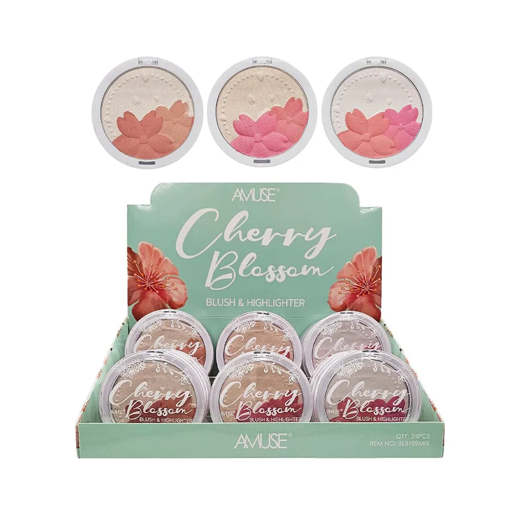 Amuse Cherry Blossom Blush & Highlighter