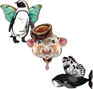 Animal Brooches for Women, Women Brooches, Fashion Cute Animal Corsage Lapel Pin for Dresses Suits Clothing Jewelry Accessories for Women Girls Christmas Gifts