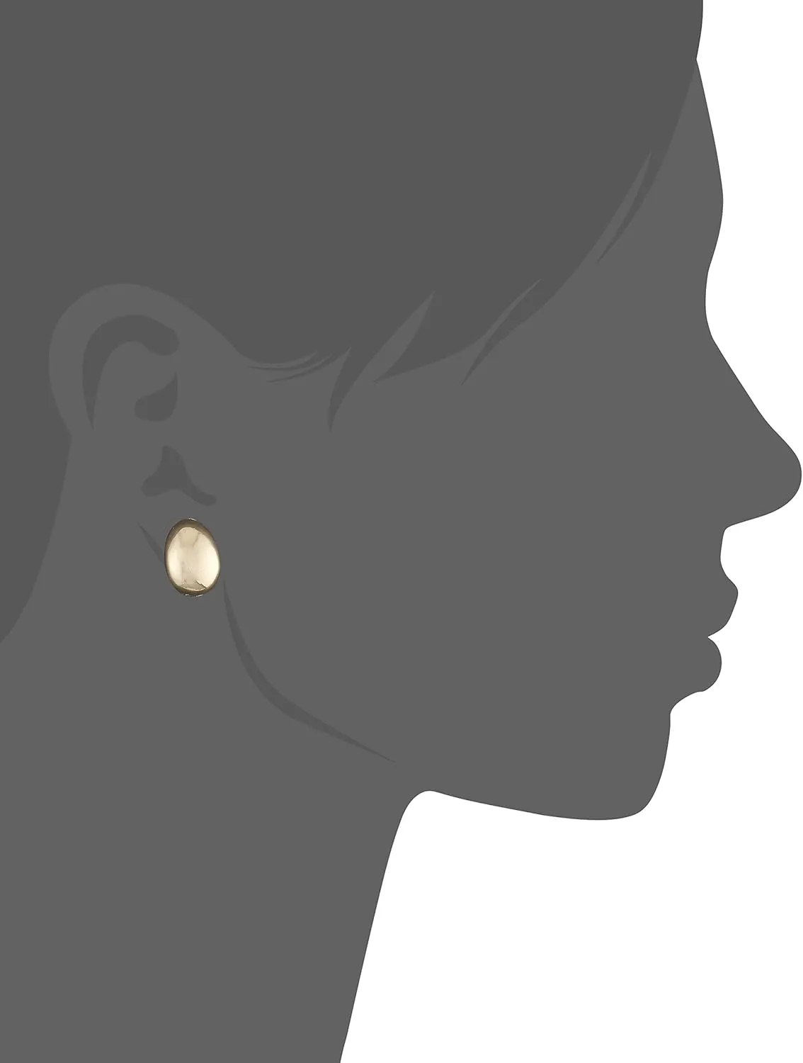 Anne Klein Clip Top Hoop Earrings