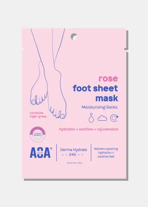 AOA Skin Rose Foot Sheet Mask