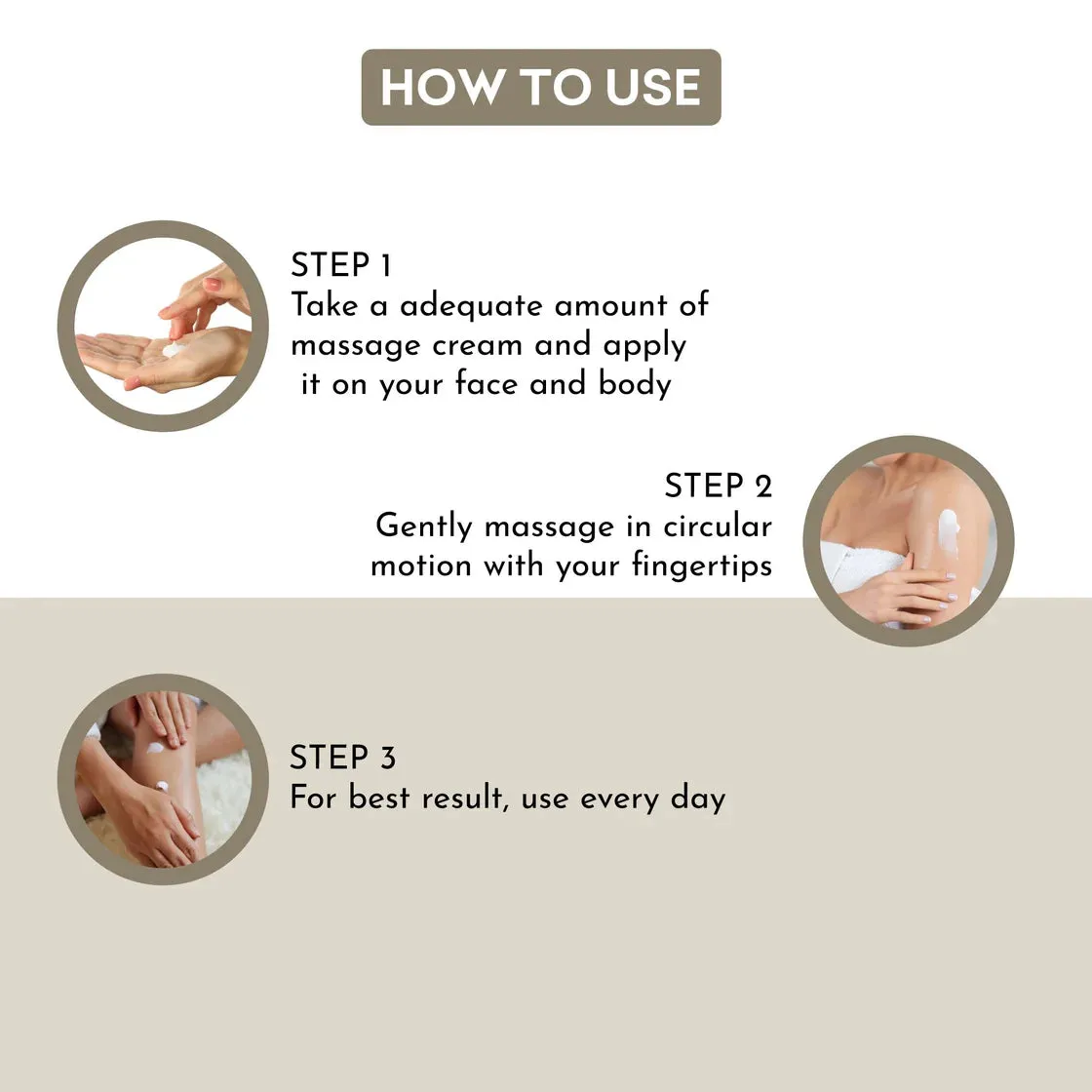 Arebian Oud Massage Cream with Scrub, Gel and Mask