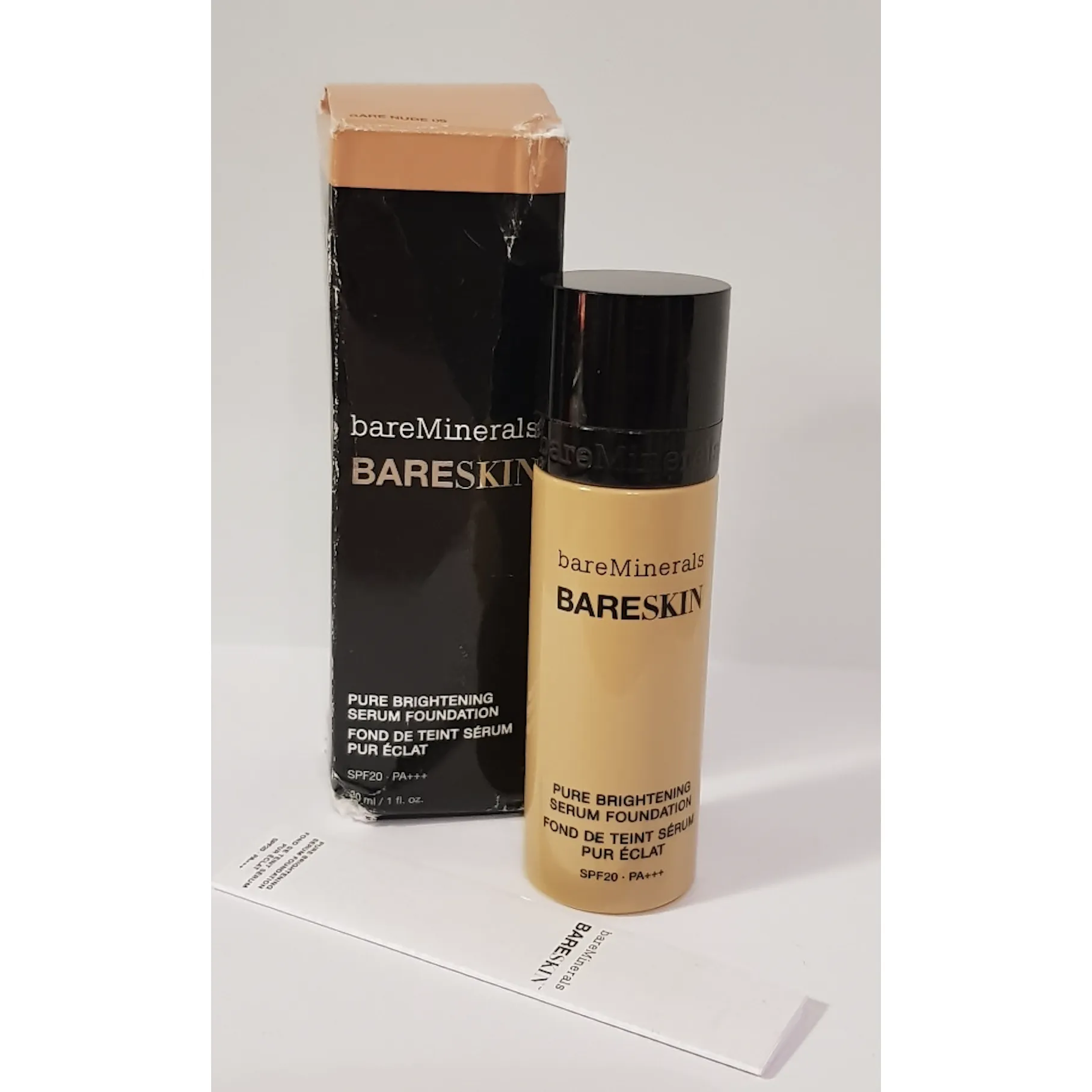 BARESKIN Pure Brightening Serum Foundation SPF20 bareMinerals 30mL Bare Nude 09