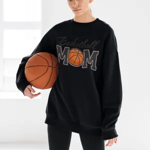 Basketball Mom T-Shirt, Sports Parent Supportive Tee, Casual Game Day Apparel, Mother's Hoops Fan Gift, Mother's Tank Top, Game Sweatshirt