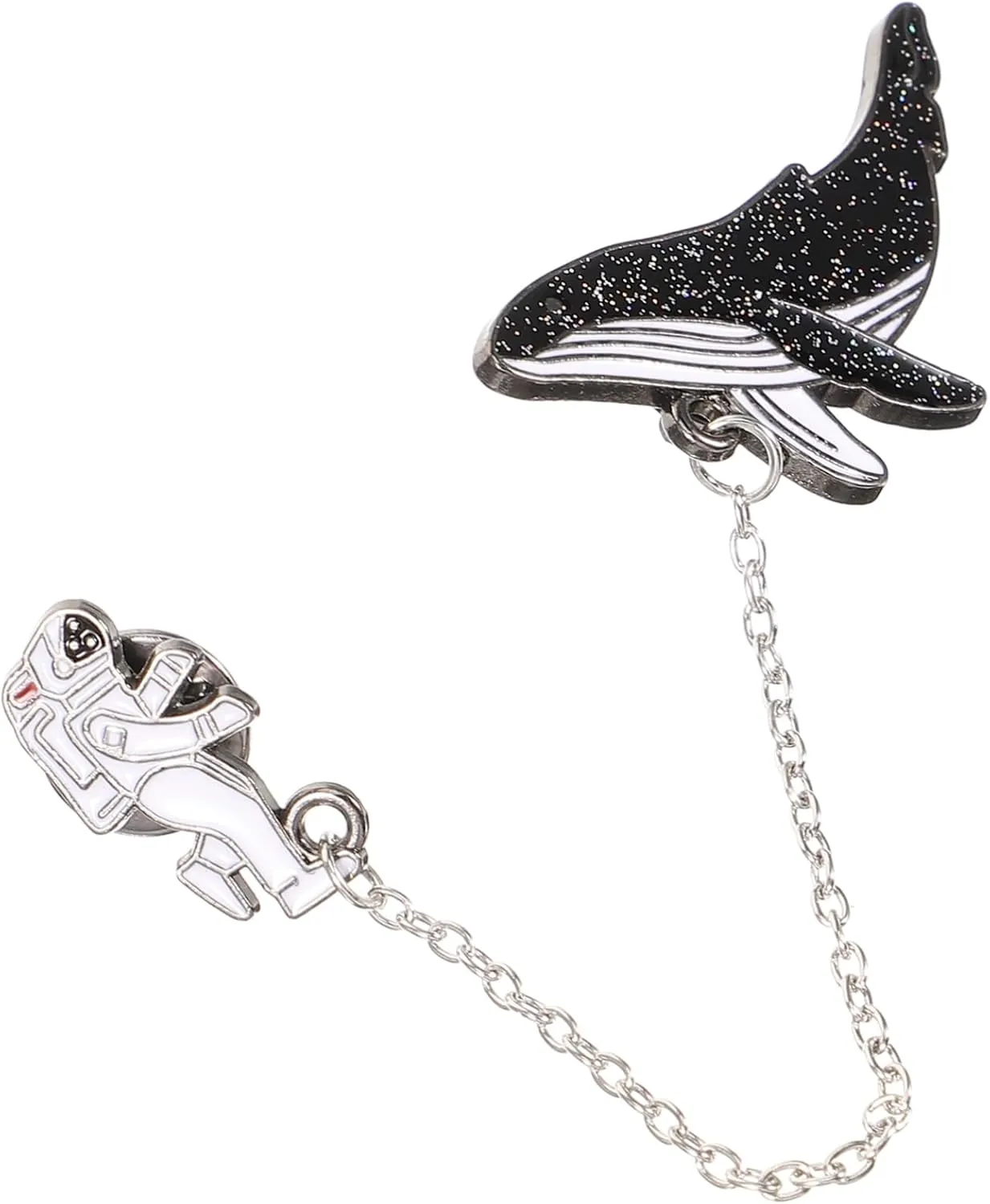 BESPORTBLE Cute Animal Brooch Pin Cartoon Whale Charm Jewelry for Women Men Boys Girls Fashion Decorative Pin Rhinestone Coat Brooch