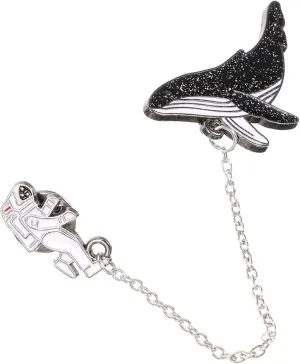 BESPORTBLE Cute Animal Brooch Pin Cartoon Whale Charm Jewelry for Women Men Boys Girls Fashion Decorative Pin Rhinestone Coat Brooch