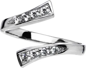 Body Candy 925 Sterling Silver Cubic Zirconia Classic Wrap Toe Ring
