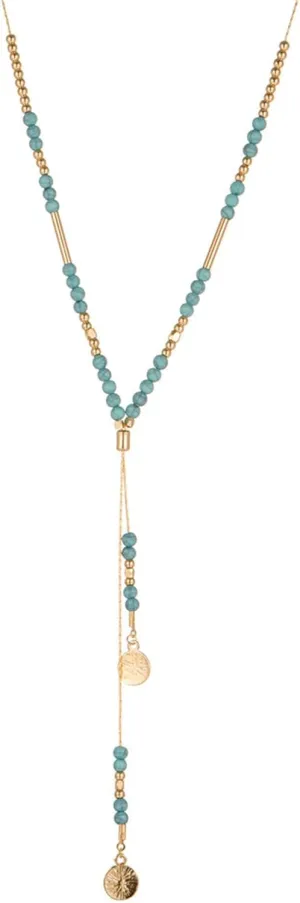 Boho Necklaces for Women - Trendy Western Turquoise Layered Leather Necklace - Beaded Jewelry for Country Concert Rodeo Outfit