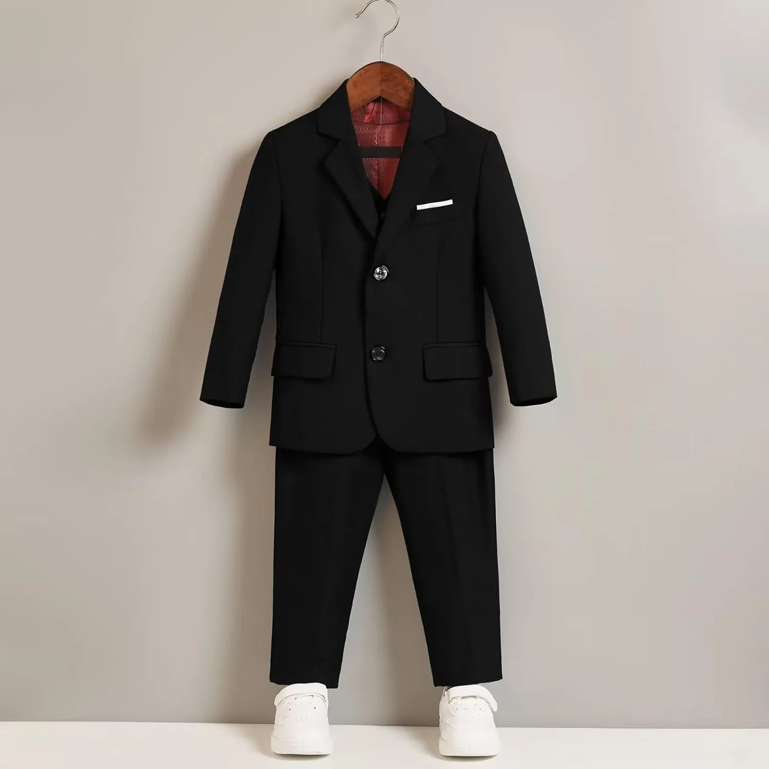 Boys Suit Formal Suits for Boys Slim Fit Tuxedo Suits Set Boy Dress Clothes Toddler Wedding Outfit