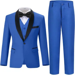 Boys Suits Slim Fit Tuxedos for Kids Ring Bearer Outfits Wedding Dresswear Suit for Boy Formal