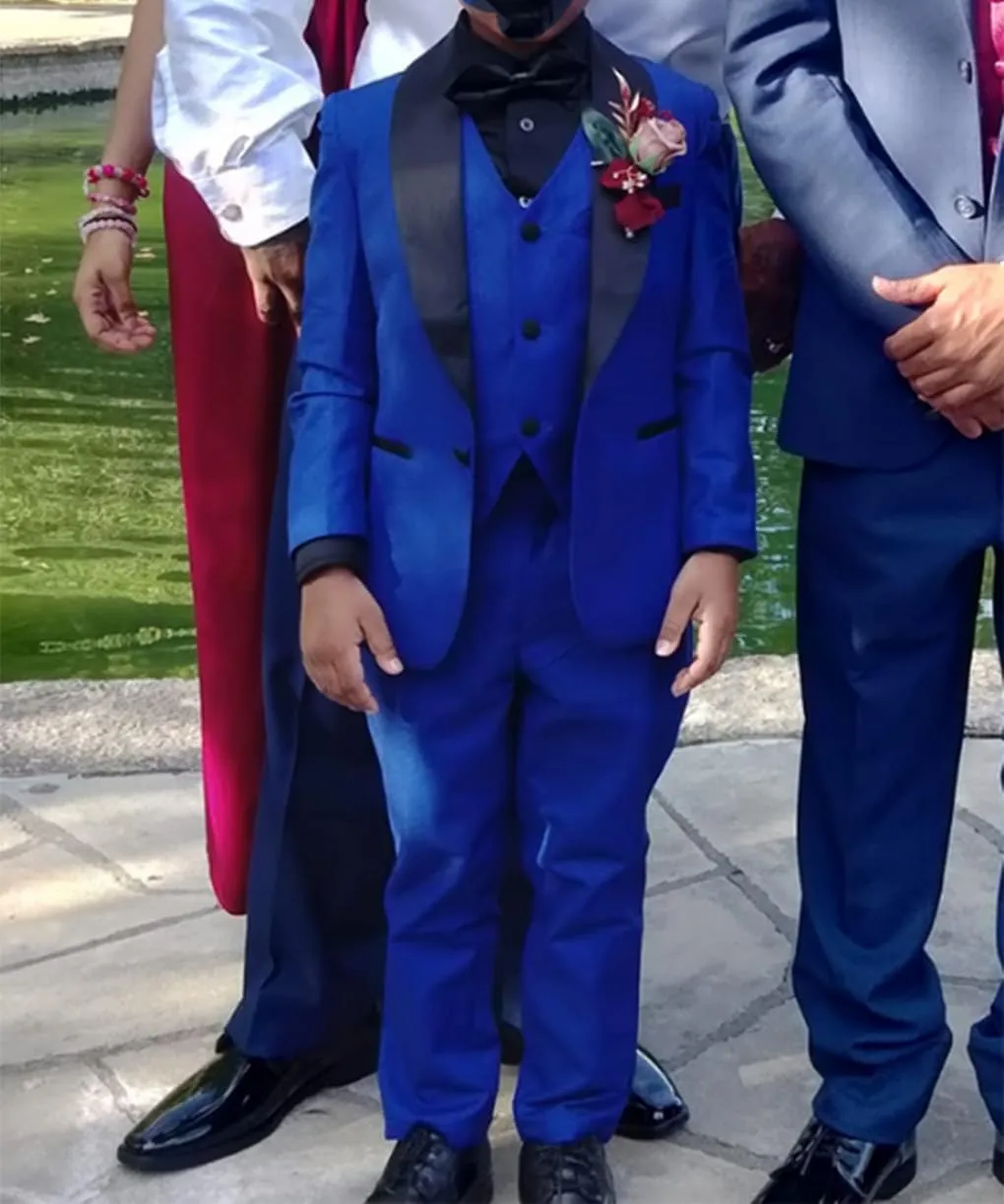 Boys Suits Slim Fit Tuxedos for Kids Ring Bearer Outfits Wedding Dresswear Suit for Boy Formal