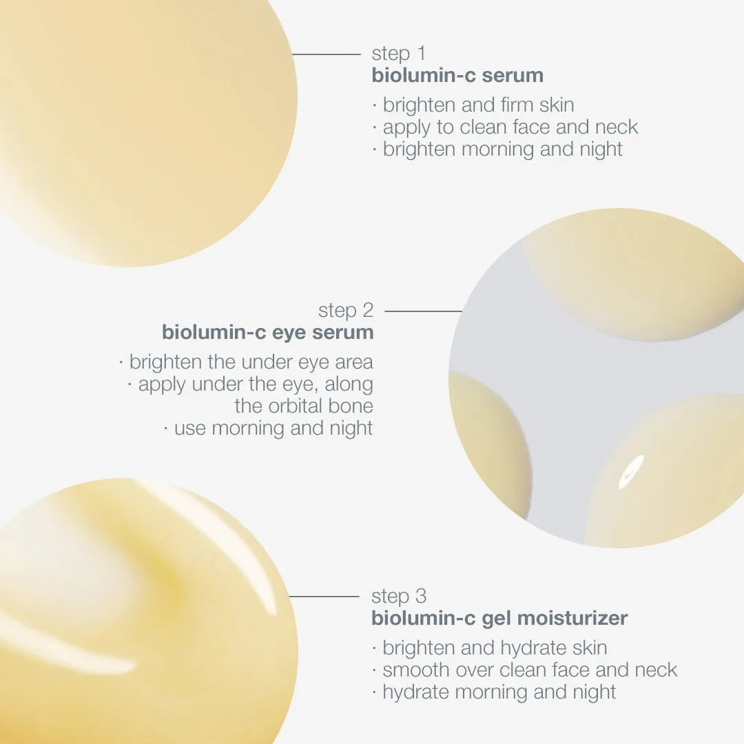 brightening biolumin-c trio kit