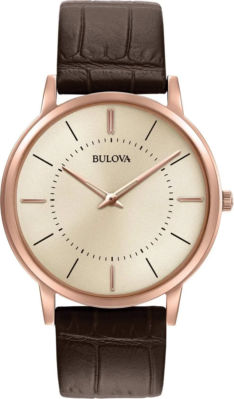Bulova Classic Quartz Mens Watch, Stainless Steel
