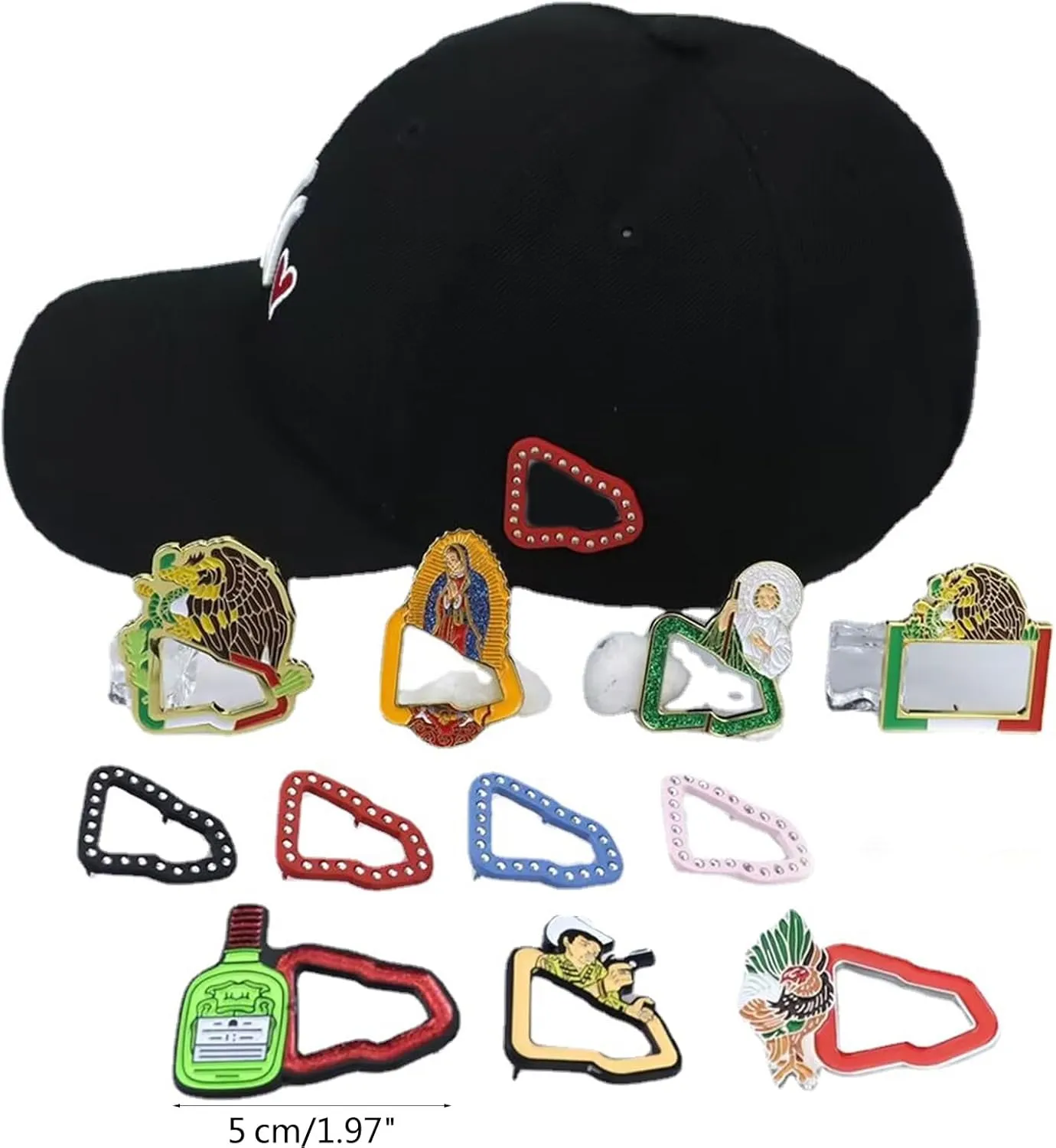 Cartoon Hat Pins Metal Baseball Brooches Fashion Clothing Accessories n-Slip Badge Hat Decoration