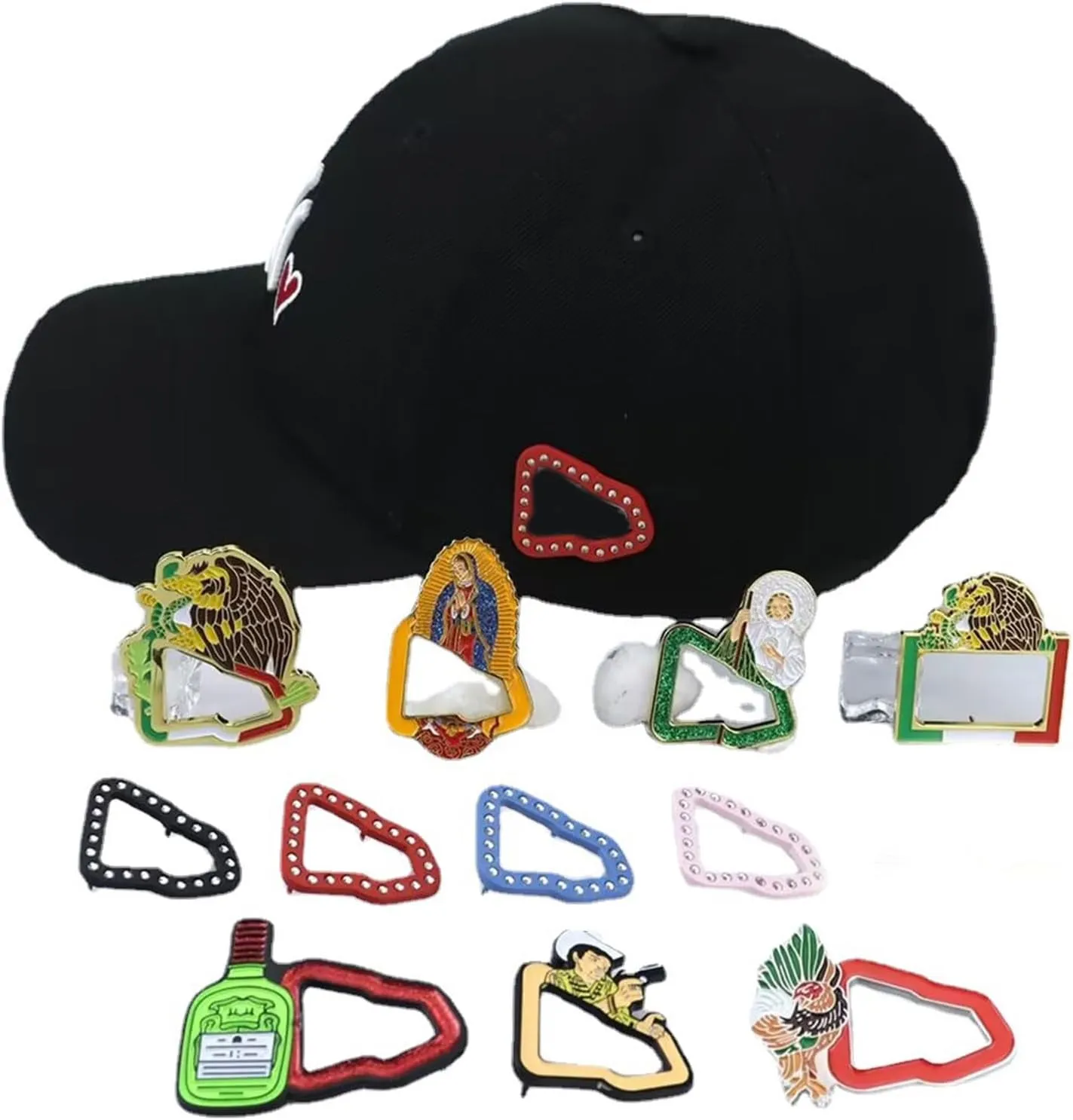 Cartoon Hat Pins Metal Baseball Brooches Fashion Clothing Accessories n-Slip Badge Hat Decoration