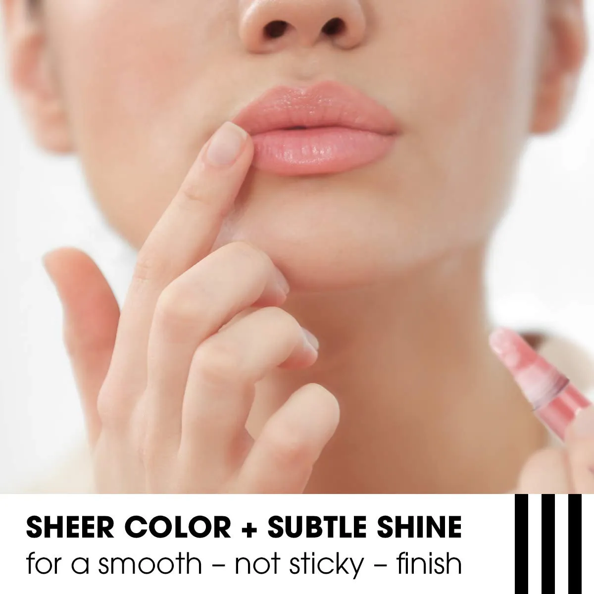 ChapStick Total Hydration Vitamin Enriched Nearly Nude Tinted Lip Oil Tube, Lip Care - 0.24 Oz