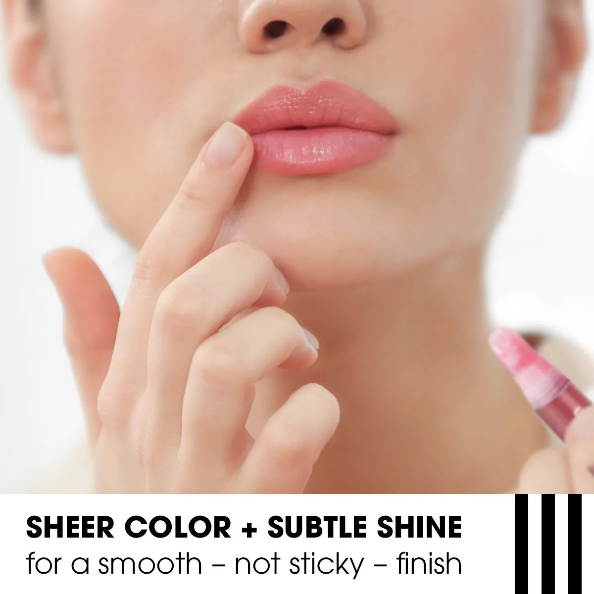 ChapStick Total Hydration Vitamin Enriched Subtle Pink Tinted Lip Oil Tube, Lip Care -0.24 Oz