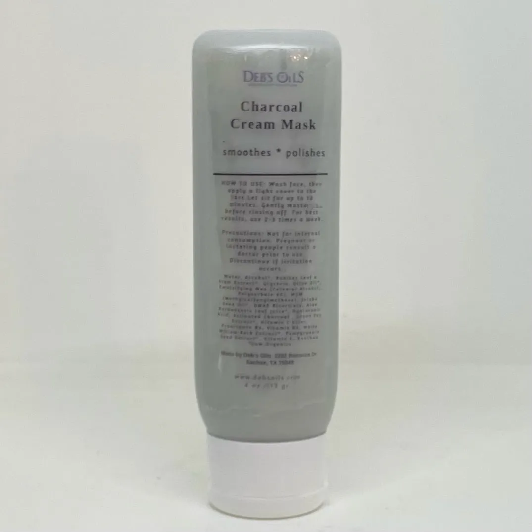 Charcoal Cream Mask-4 oz