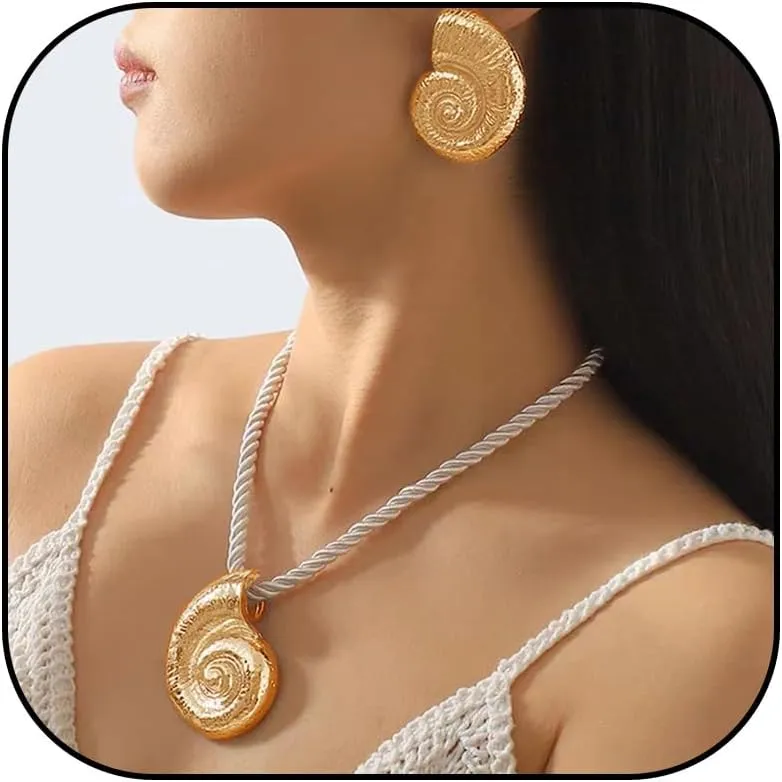 choice of all Beach Starfish Seashell Necklace Adjustable Chain Lightweight Jewelry for Women Summer Vacation Beach Vacation Essentials