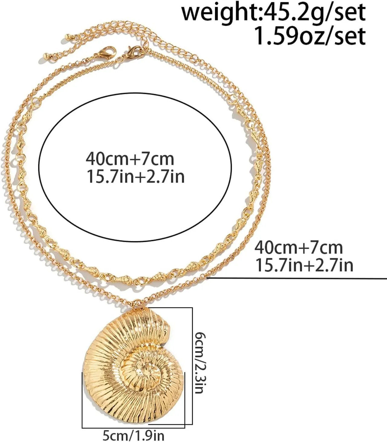 choice of all Beach Starfish Seashell Necklace Adjustable Chain Lightweight Jewelry for Women Summer Vacation Beach Vacation Essentials