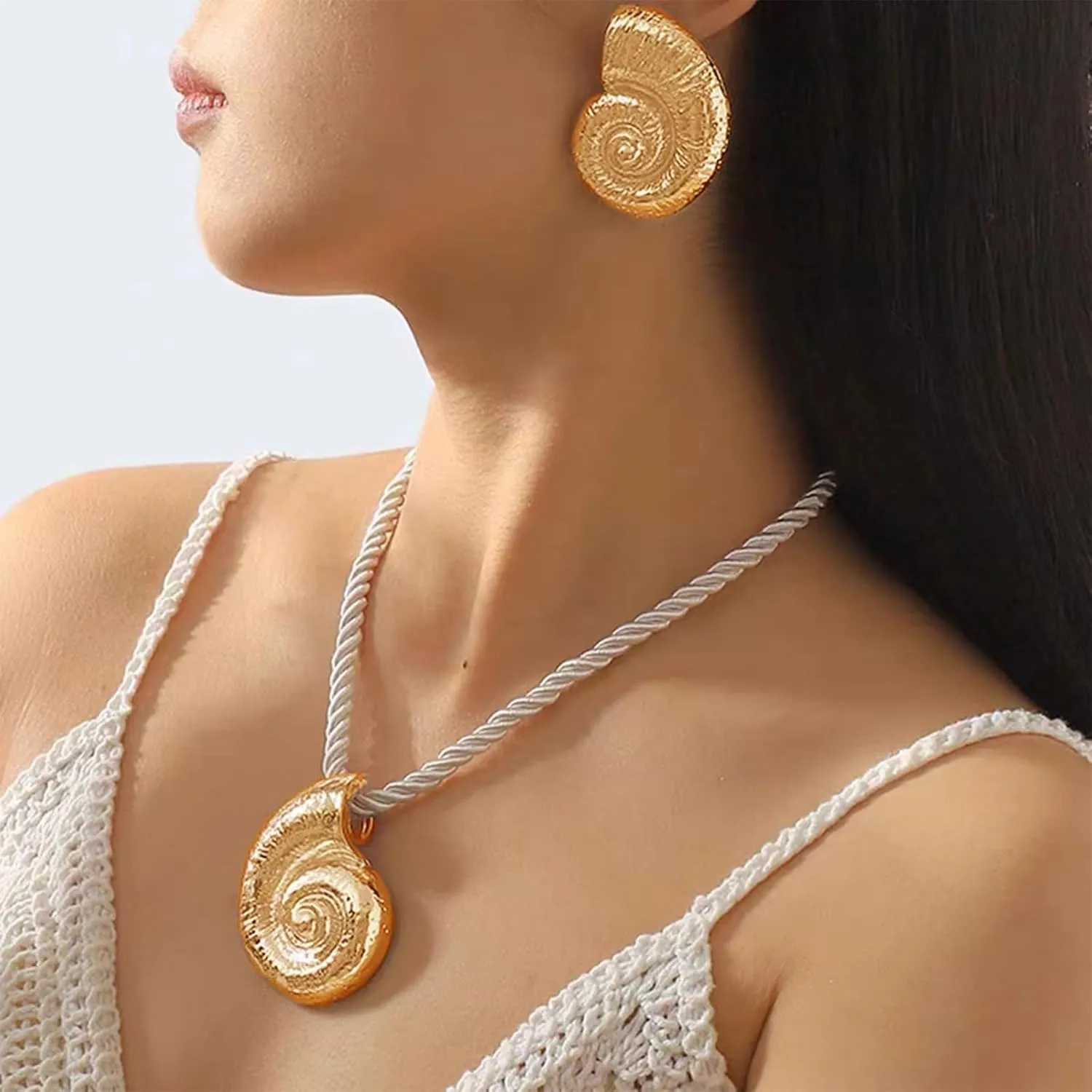 choice of all Beach Starfish Seashell Necklace Adjustable Chain Lightweight Jewelry for Women Summer Vacation Beach Vacation Essentials