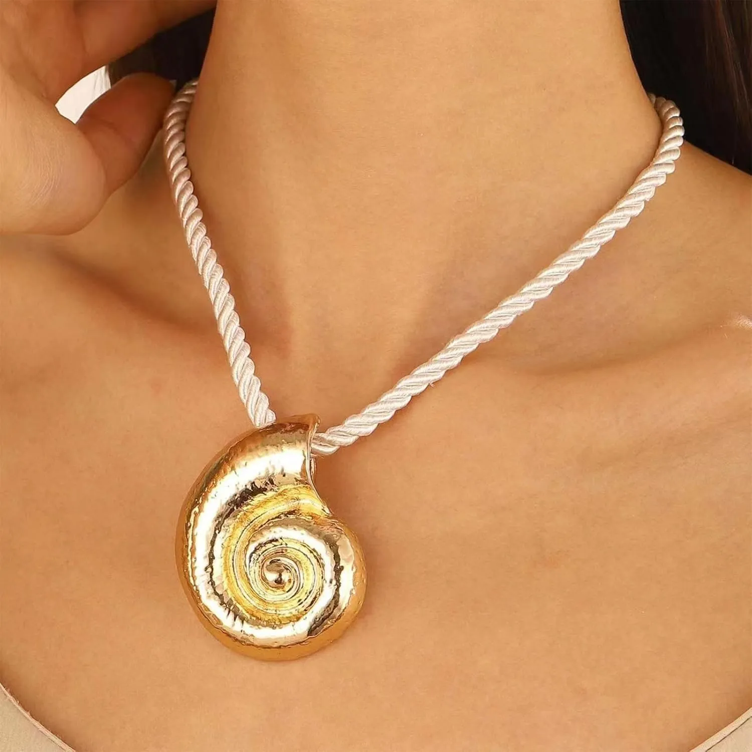 choice of all Beach Starfish Seashell Necklace Adjustable Chain Lightweight Jewelry for Women Summer Vacation Beach Vacation Essentials