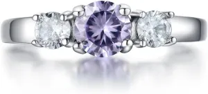 Classic Birthstone Rings for Girls Women Size 1-10 Cubic Zirconia Stainless Steel Birthday Mother's Ring Daughter Gifts Dainty Ring Jewelry