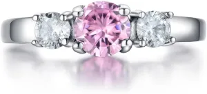 Classic Birthstone Rings for Girls Women Size 1-10 Cubic Zirconia Stainless Steel Birthday Mother's Ring Daughter Gifts Dainty Ring Jewelry