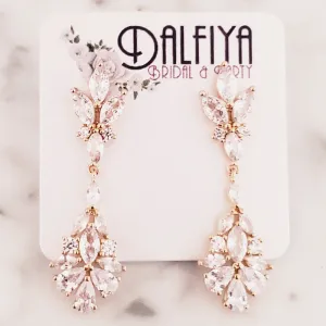 Classic CZ Wedding Earrings