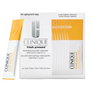 Clinique - Fresh Pressed Renewing Powder Cleanser with Pure Vitamin C - 28 CT .01 Oz / .5 g