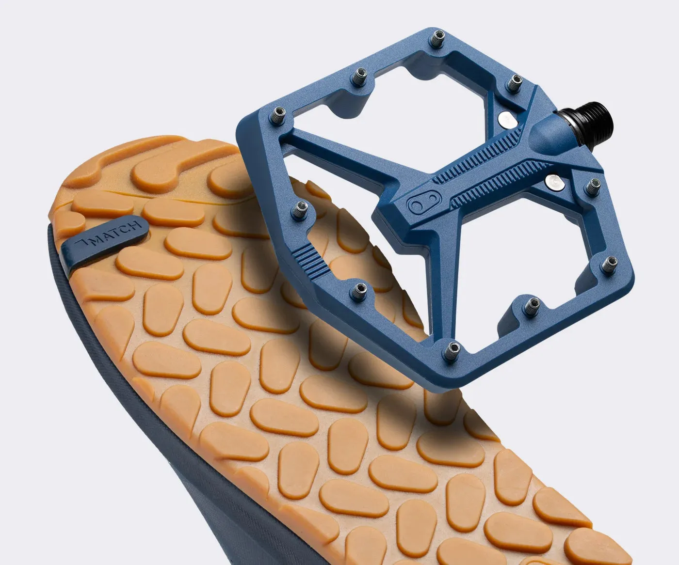 Crank Brothers Shoes Stamp Trail Lace Blue/Gum Flat