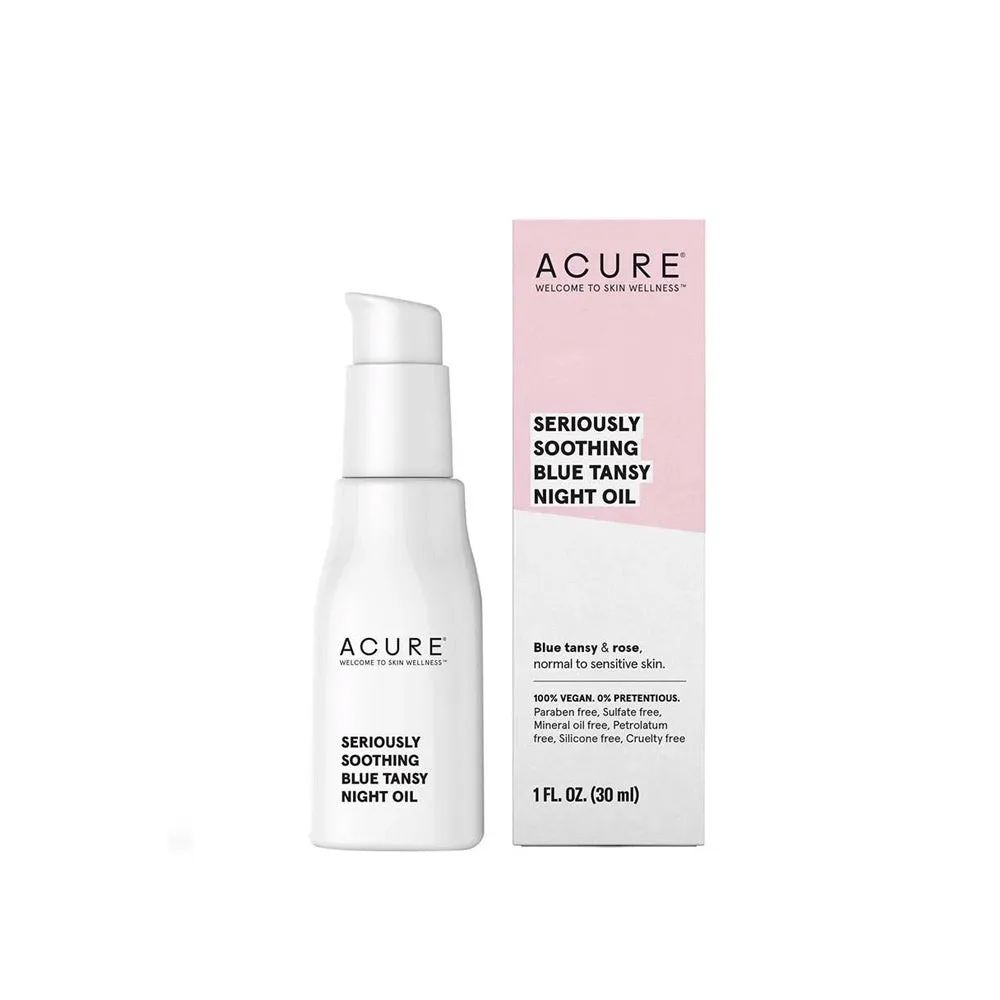 Credo Acure- Seriously Soothing Blue Tansy Night Oil, 30 ml
