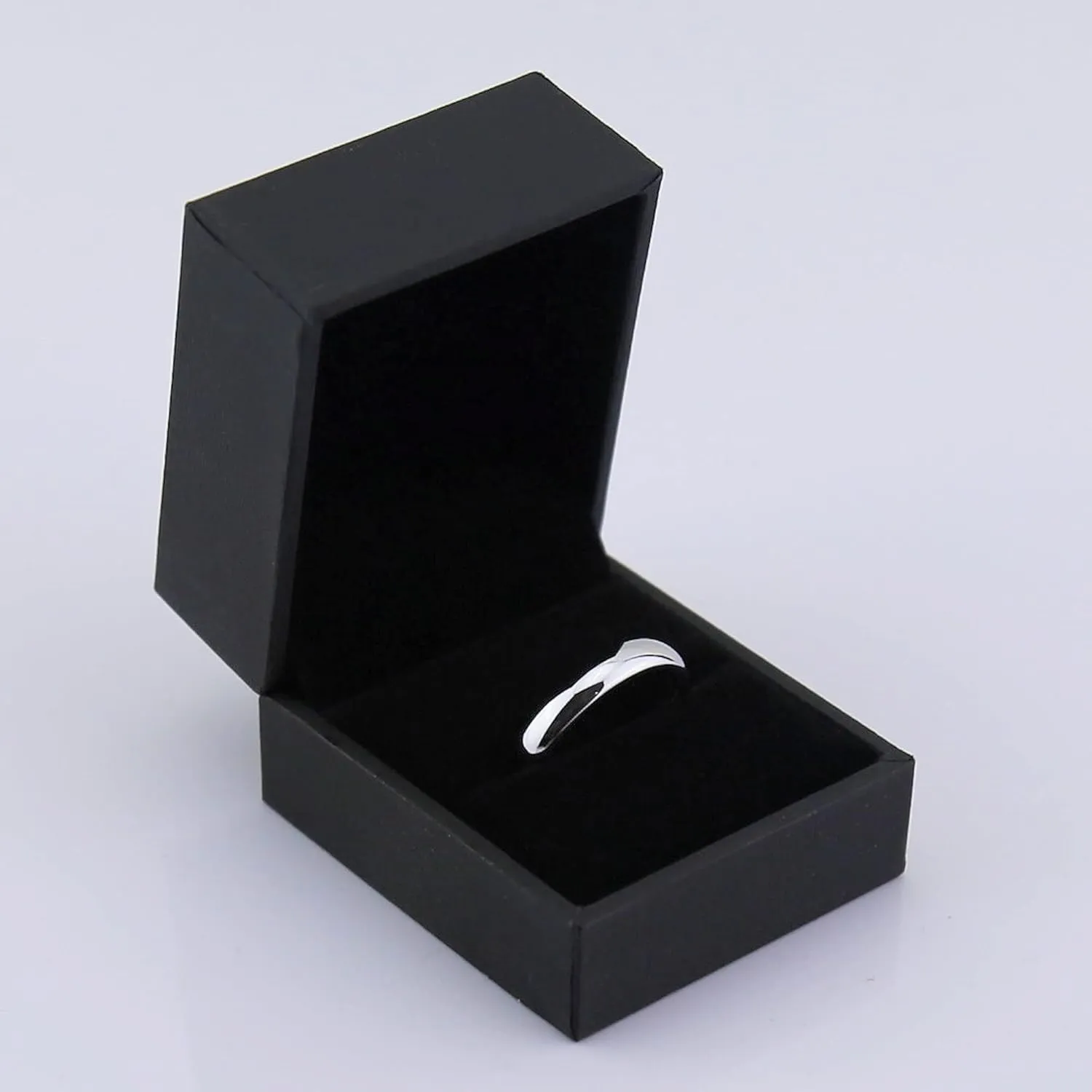 Custom Engraving Tungsten Carbide Classic Wedding Ring Polished 3mm to 10mm Band