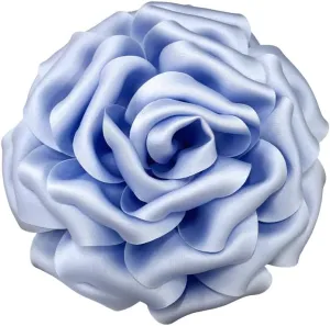 Dainty Silk Satin Rose Flower Extra Large Big Brooches Lapel Pins Fabric Flowers Oversized Brooch Pin for Women Wedding Party Banquet Dress Suit Clothes Accessories Jewelry Gifts 160mm