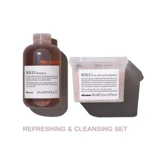 Davines SOLU Refreshing and Cleansing Set