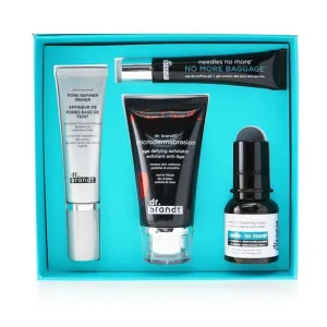 DR. BRANDT - 25 Years of Dr. Brandt Kit: Microdermabrasion 60g  Wrinkle Smoothing Cream 15g  Pore Refiner Primer 30ml  No More B