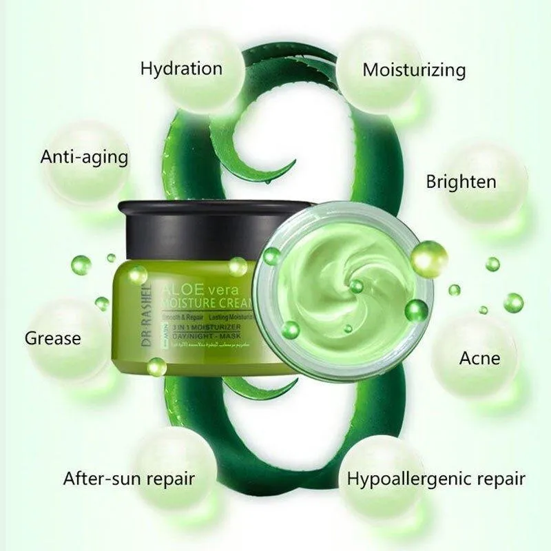 Dr.Rashel 3-In-1 Aloe Vera Moisture Cream Day/Night 50g