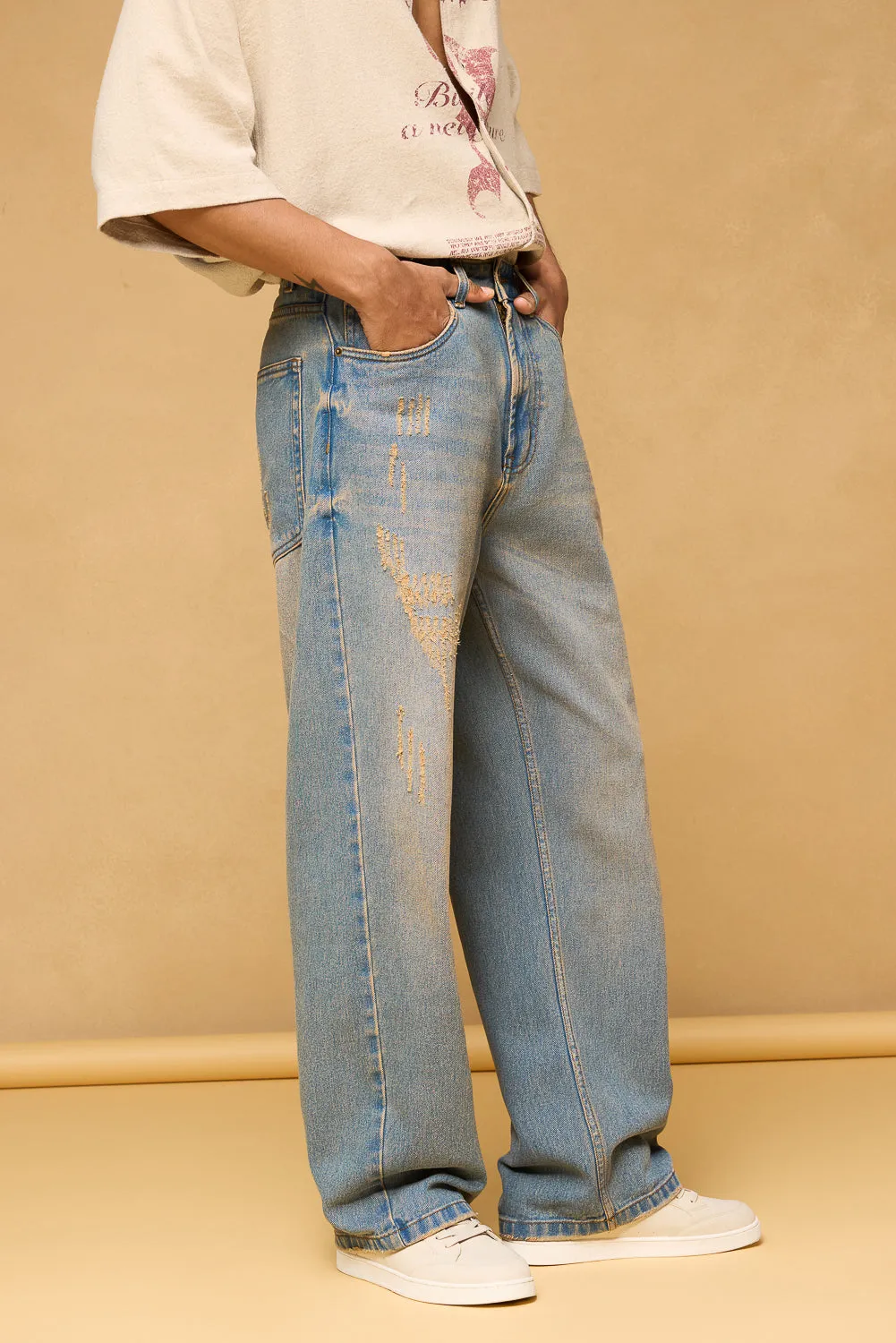 Dust Storm Men's Straight Fit Jeans
