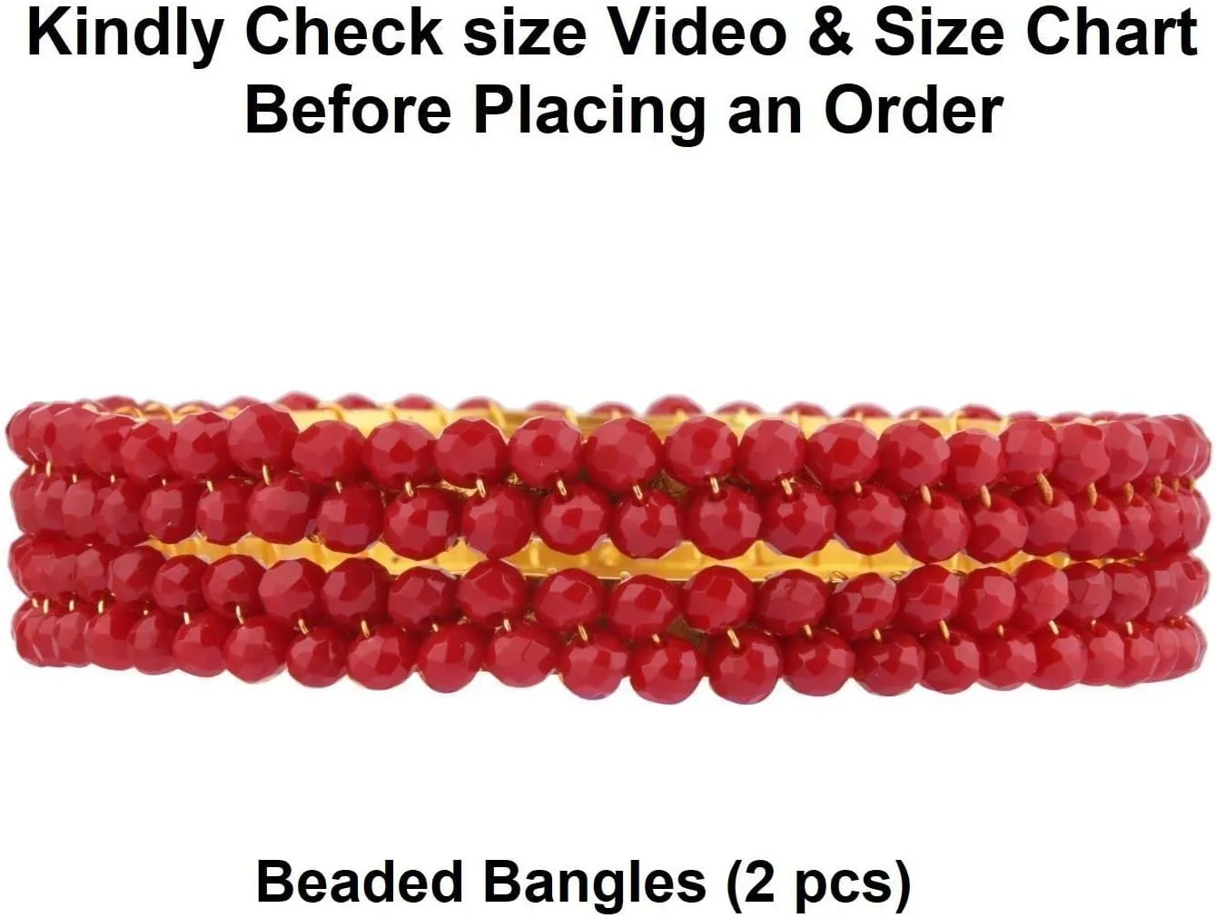 Efulgenz Indian Beaded Bangles Faux Pearl Bracelet Bangle Set for Women Indian Wedding Bridal Bollywood Handcrafted Bangle Bracelets Fashion Jewelry (2 Pcs)