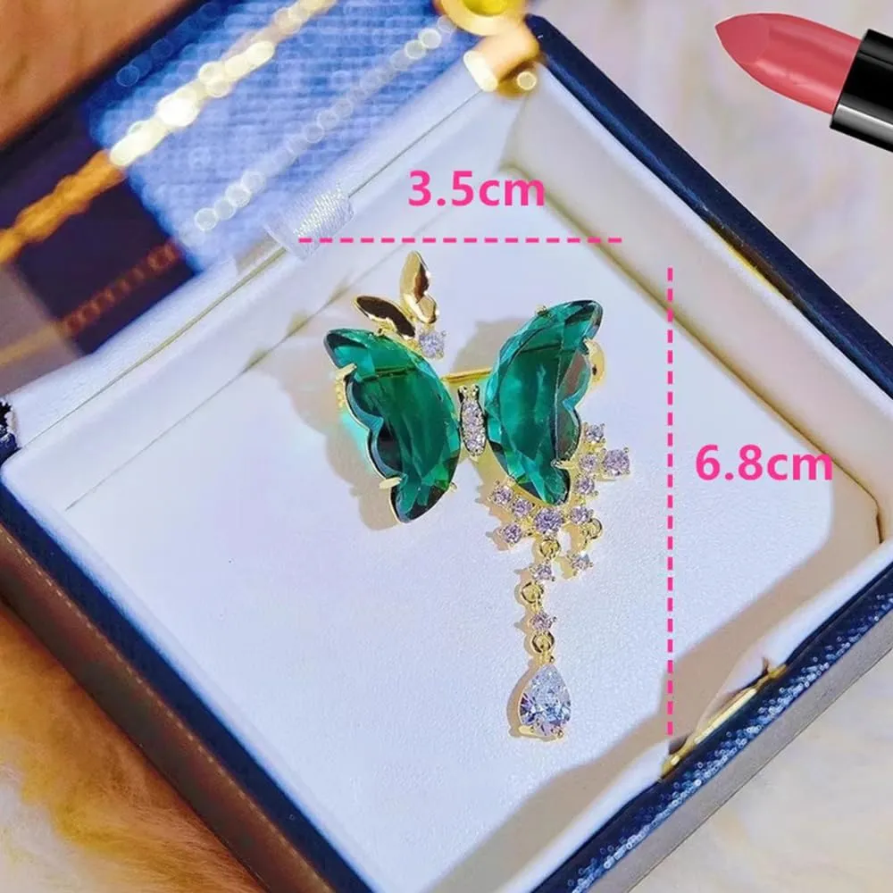 Elegant Floral Brooch Pins for Women - Stylish Personalized Design Rhinestone Lapel Pin Jewelry for Ladies Flower Sweater Scarf Coat Dress Brooches and Pins for Women