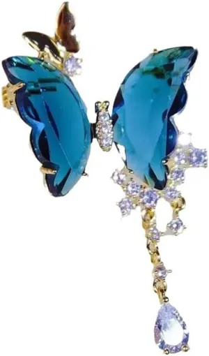 Elegant Floral Brooch Pins for Women - Stylish Personalized Design Rhinestone Lapel Pin Jewelry for Ladies Flower Sweater Scarf Coat Dress Brooches and Pins for Women