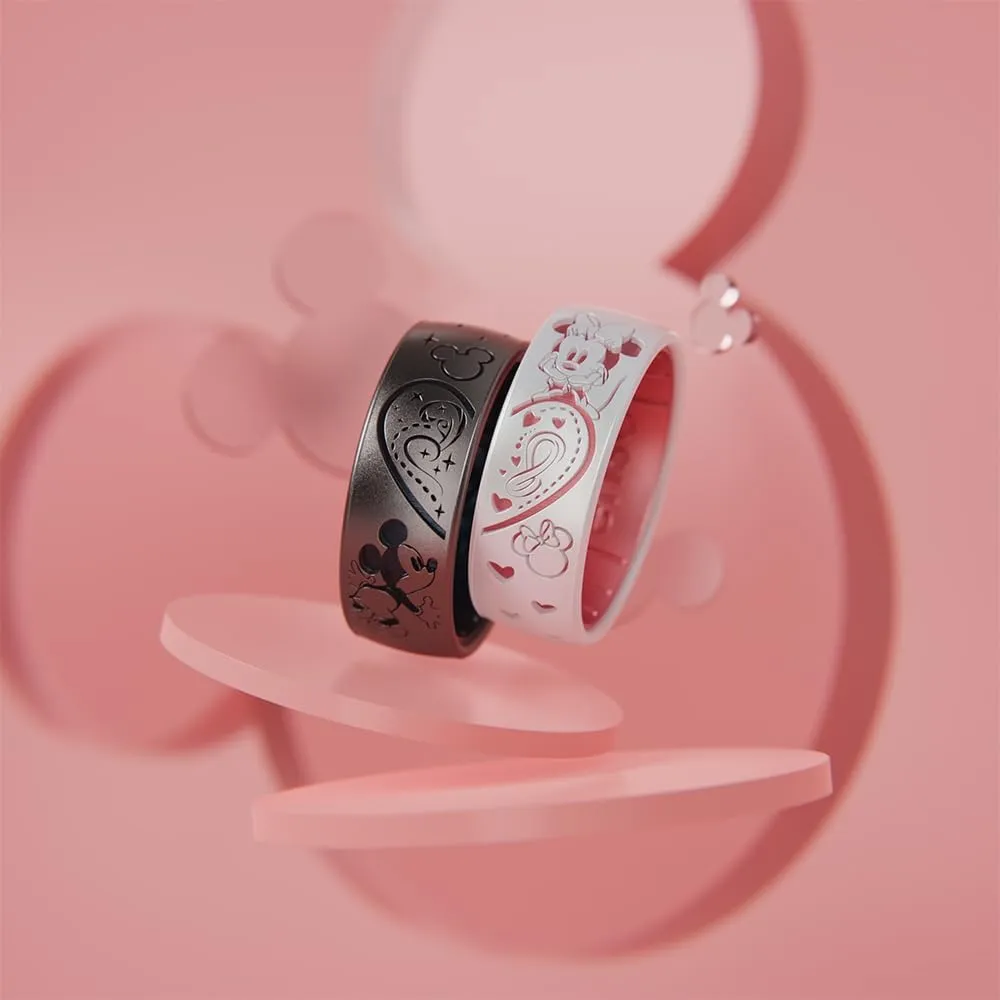 Enso Rings Etched Disney Collection - Classic Dualtone Silicone Ring - Mickey and Minnie