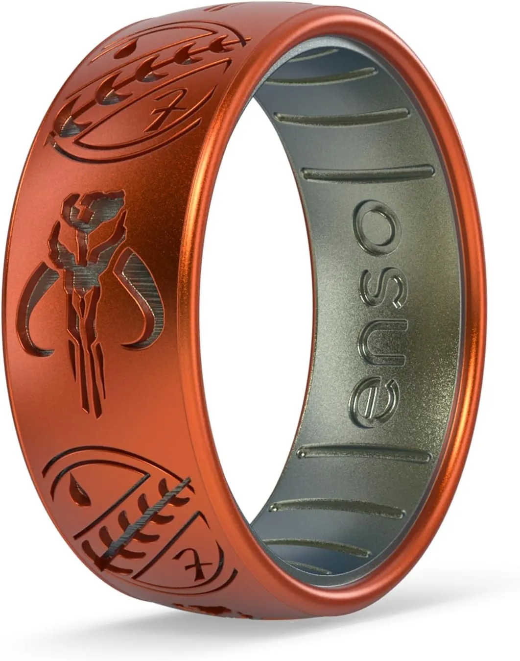 Enso Rings Etched Star Wars - Classic Silicone Ring - Comfortable and Flexible Design