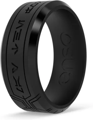Enso Rings Etched Star Wars - Classic Silicone Ring - Comfortable and Flexible Design