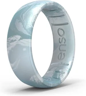 Enso Rings Handcrafted Classic Silicone Ring  Comfortable and Flexible Design  6.6mm Wide, 1.75mm Thick