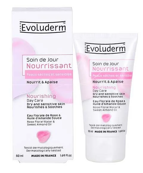 Evoluderm  Nourishing Day Care Cream With Rose